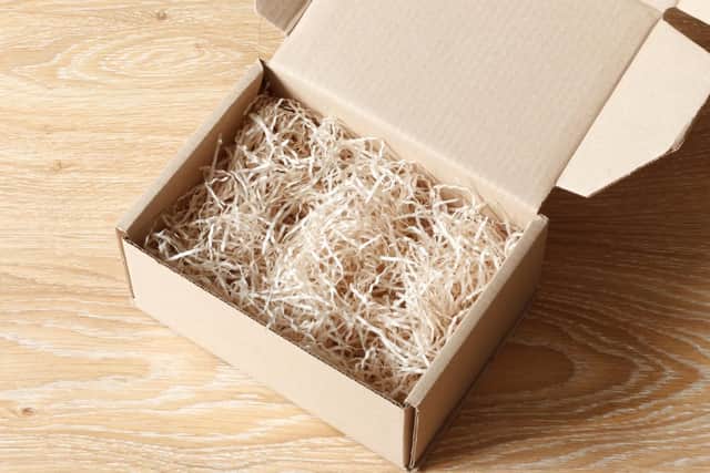 You can compost the shreddings in this box.