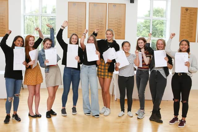 Students celebrating at Portsmouth High School