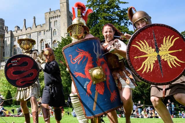 Multi-Period event at Arundel Castle over August bank holiday, 2018.