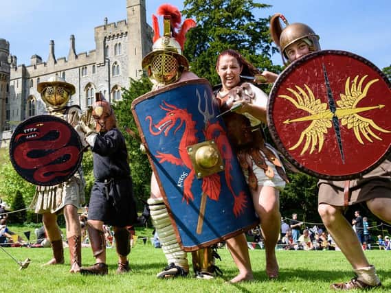 Multi-Period event at Arundel Castle over August bank holiday, 2018.