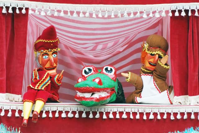 Simon was pleased to find Punch and Judy wasn't hampered by political correctness