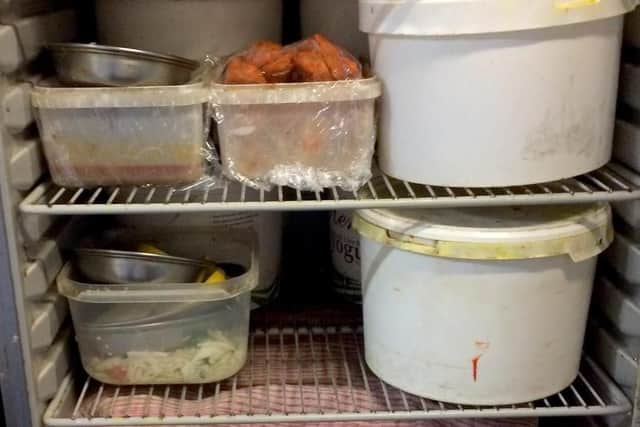 CARELESS: Haphazardly stored food at Star of Asia. Picture: Portsmouth City Council