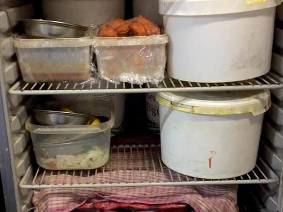 CARELESS: Haphazardly stored food at Star of Asia. Picture: Portsmouth City Council