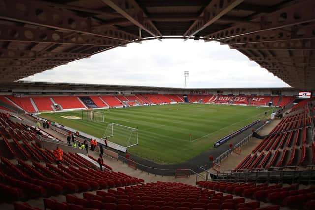 Pompey are at the Keepmoat Stadium to face Doncaster