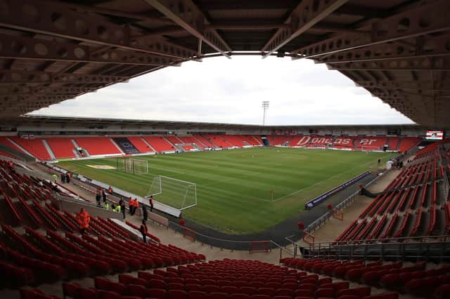 Pompey are at the Keepmoat Stadium to face Doncaster