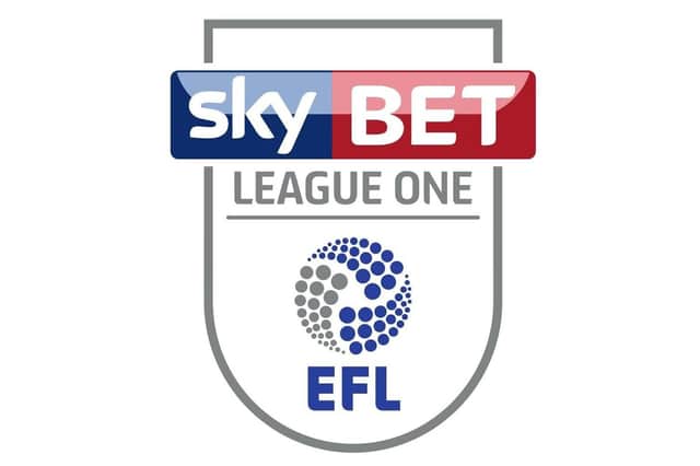 The League One logo.