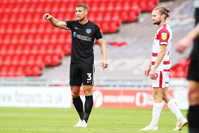 Pompey left-back Lee Brown. Picture: Joe Pepler