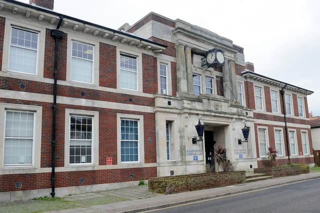 Southsea police station. Picture: Sarah Standing