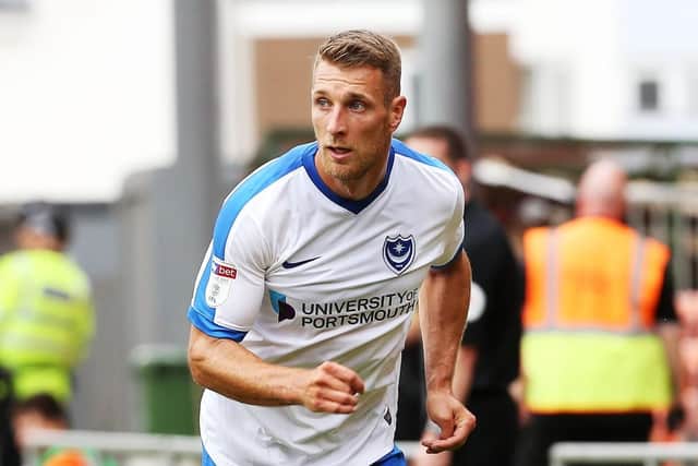 Pompey left-back Lee brown. Picture: Joe Pepler