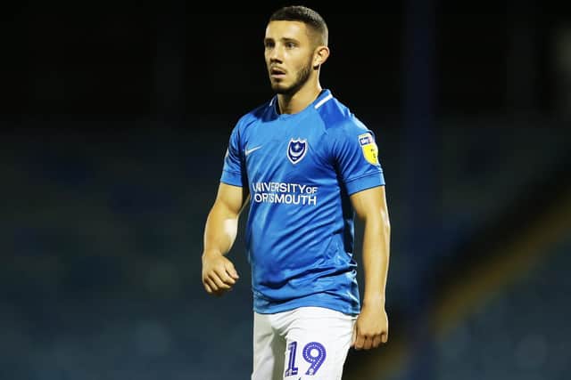 Pompey striker Conor Chaplin