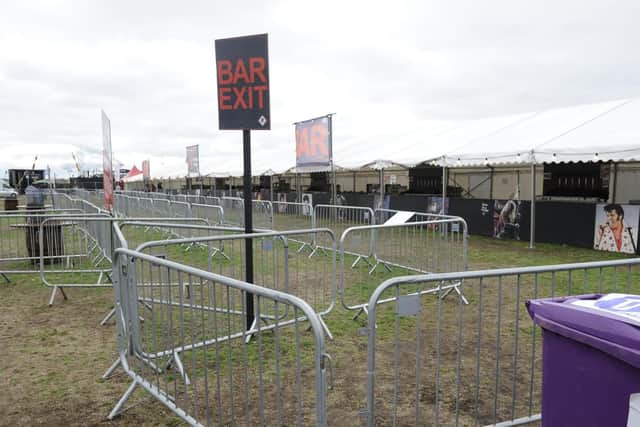 The big clean up begins on Southsea Common after the Victorious Festival. Picture Ian Hargreaves  (180827-1_clean)
