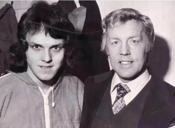 The late Ron Newman, right, with his son Guy Newman, who he coached during his time in Fort Lauderdale, Miami and San Diego.