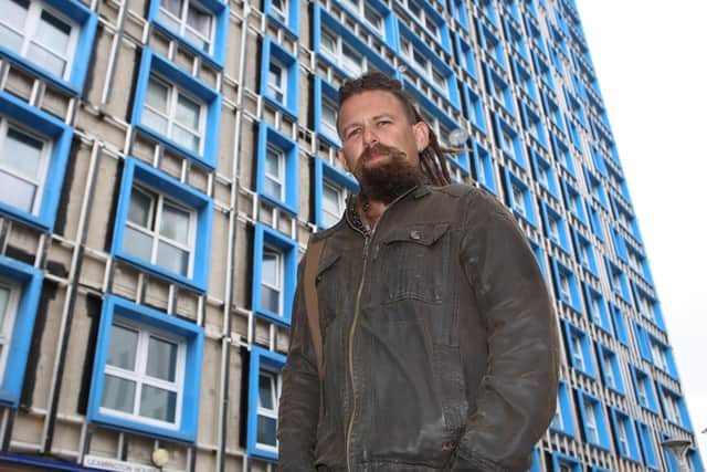 Leamington House resident Dave Bean is concerned replacement housing will not be big enough for his family