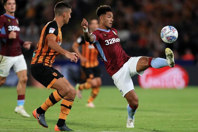 Andre Green in action for Aston Villa