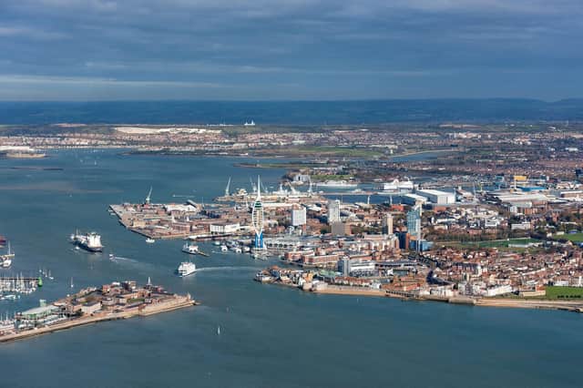 Portsmouth Harbour. Picture Shaun Roster
