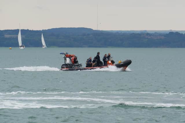 Teams spent three hours at sea hunting for the man. Photo: Habibur Rahman