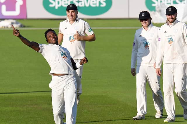 Fidel Edwards. Picture: Neil Marshall