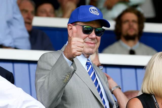 Michael Eisner has given the thumbs up to remain at Fratton Park. Picture: Andrew Fosker