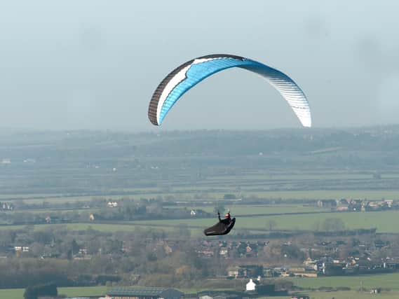 Stock photo of paragliders. Picture: Joanna Cross