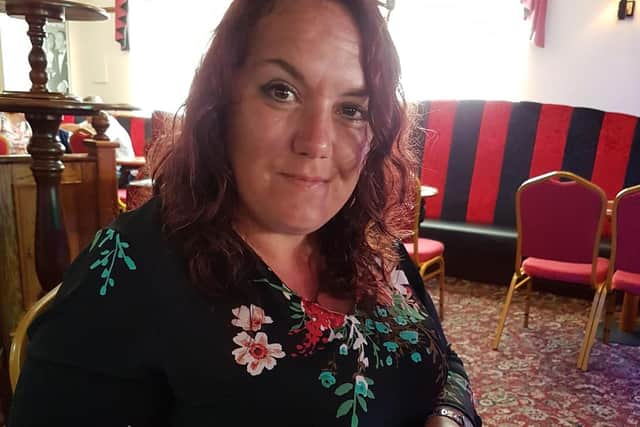 Sarah Nash committed suicide in a Southsea hotel. Here she is pictured in Blackpool in 2017