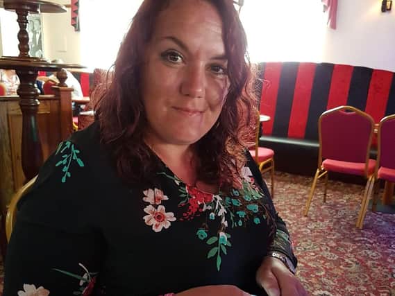 Sarah Nash committed suicide in a Southsea hotel. Here she is pictured in Blackpool in 2017