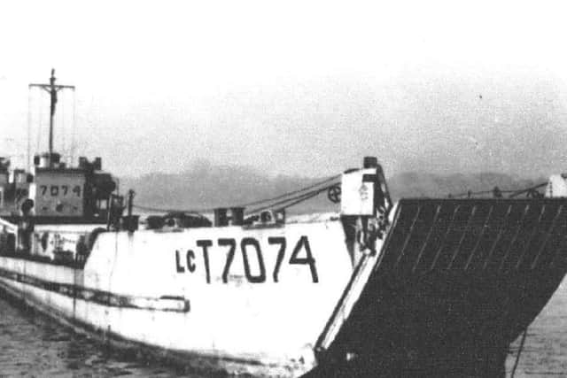 The LCT 7074 during the Second World War
