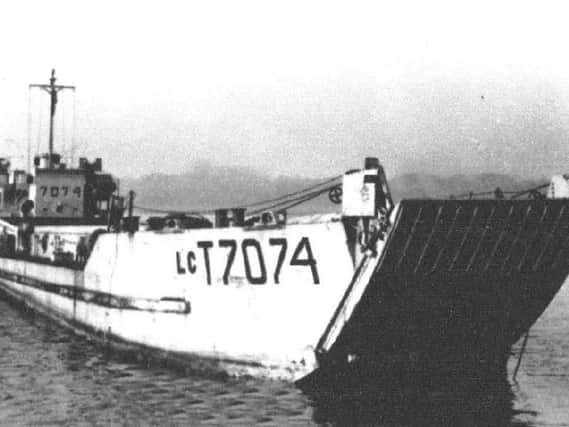 The LCT 7074 during the Second World War