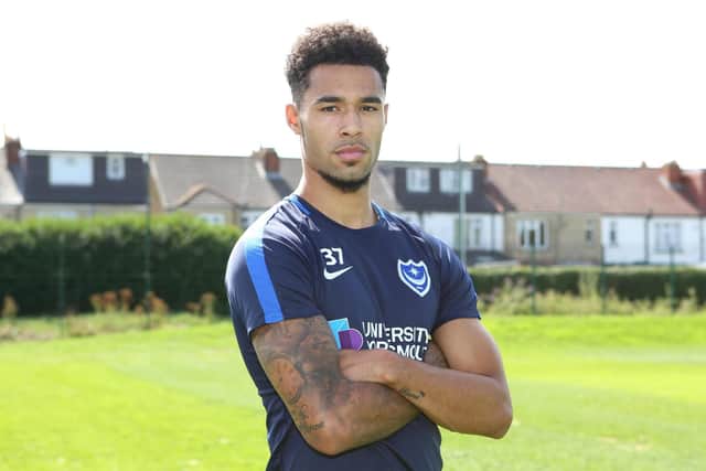 Andre Green has signed for Pompey on a season-long loan. Picture: Habib Rahman