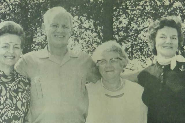 Visiting his mother at Leigh Park after 25 years in Australia, Roy Hill is pictured with his mother at her home in Leigh Park.