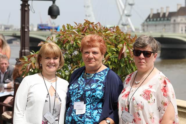 Rose Bennett, pictured centre, has been celebrated for her efforts
