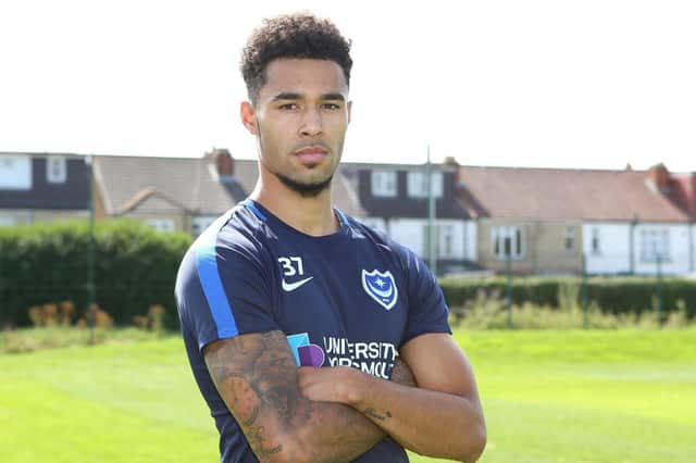 Andre Green has signed for Pompey on a season-long loan. Picture: Habib Rahman
