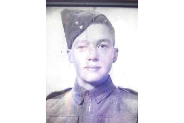 Harold Muston, 20, was a rifleman with the 6th Airborne Division in the Second World War and was killed during the unit's final raid on March 24, 1945, in Germany