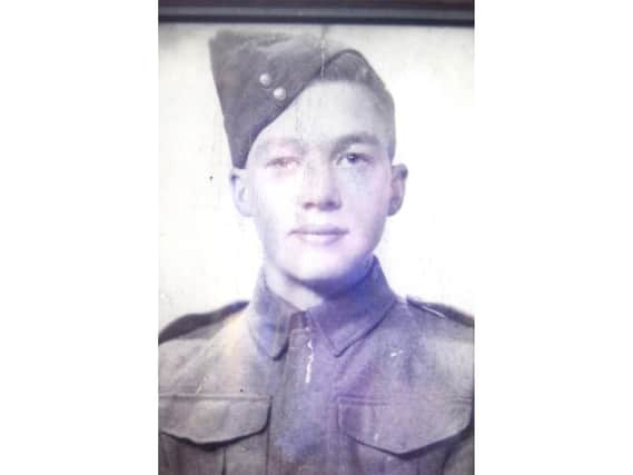 Harold Muston, 20, was a rifleman with the 6th Airborne Division in the Second World War and was killed during the unit's final raid on March 24, 1945, in Germany