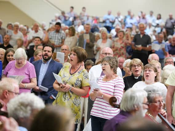 Worshippersat Havant Methodist Church enjoy welcoming new people
