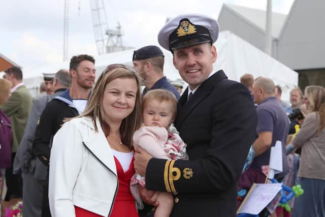 Kelly Cary, Ella and Matt Cary