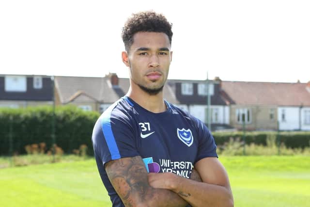 Midweek recruit Andre Green is on the bench against Plymouth today