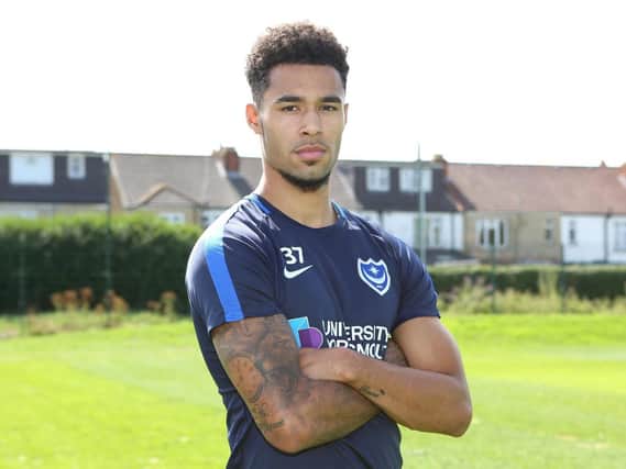 Midweek recruit Andre Green is on the bench against Plymouth today