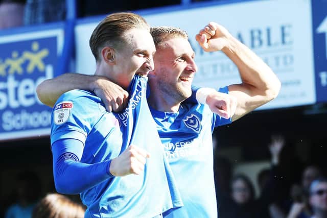 Pompey beat Plymouth 3-0. Picture: Joe Pepler