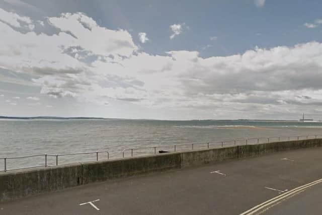 Unexploded ordnance was discovered off Hill Head Harbour earlier today. Picture: Google Maps