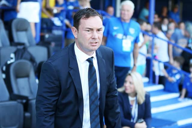 Plymouth boss Derek Adams. Picture: Joe Pepler