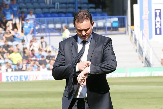 Plymouth manager Derek Adams. Picture: Joe Pepler