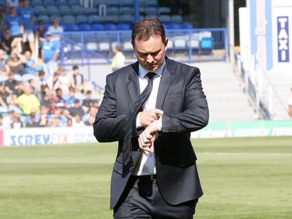 Plymouth manager Derek Adams. Picture: Joe Pepler