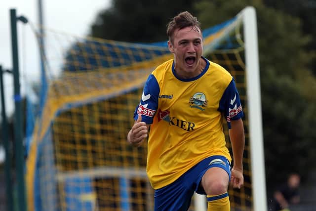 Gosport Borough striker Ryan Pennery. Picture: Chris Moorhouse