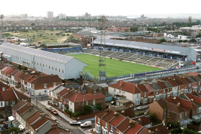 Fratton Park, August 1, 1991.