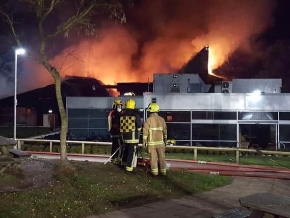 Firefighters at Fleet services in December 2016. Picture: Hampshire Fire and Rescue Service
