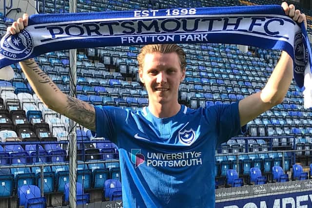 Joe Mason. Picture: Portsmouth FC