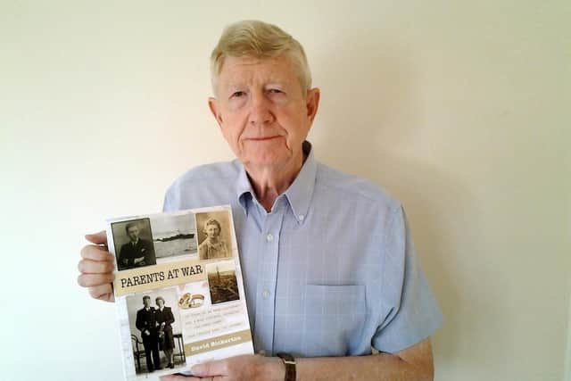 David Bickerton with his book Parents at War