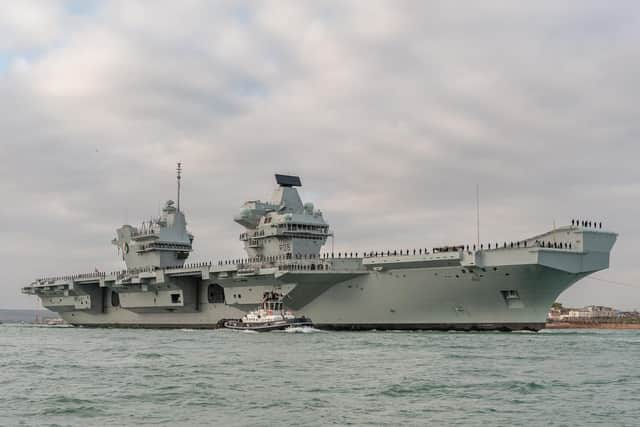 HMS Queen Elizabeth. Picture: Shaun Roster