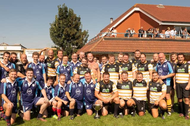 Portsmouth Rugby Club played the QA Hospital Medics on Saturday, with Portsmouth winning 38-12. They raised 3,000 for Adam Long, a member of the club - giving him the final push he needed to be able to go ahead with his treatment