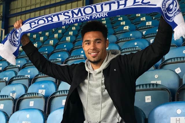 Andre Green is in Pompey's team to face Gillingham tonight. Picture: Portsmouth FC.